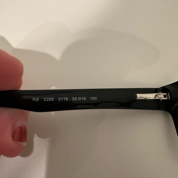 NWT Ray Ban Black Matte 5268 Glasses NWT - Picture 6 of 13